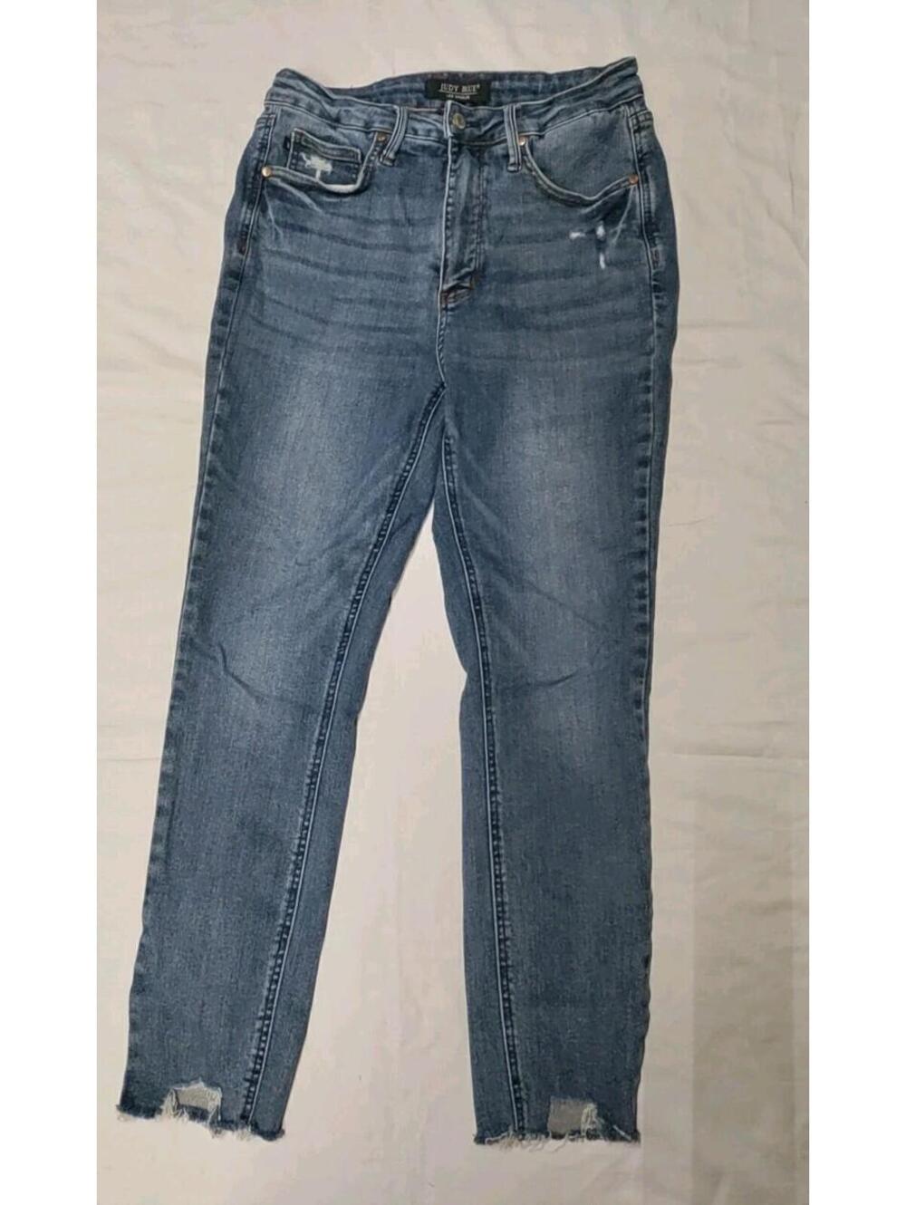 Judy Blue High Waist Skinny Fit Jeans 11/31 Stretch Distressed